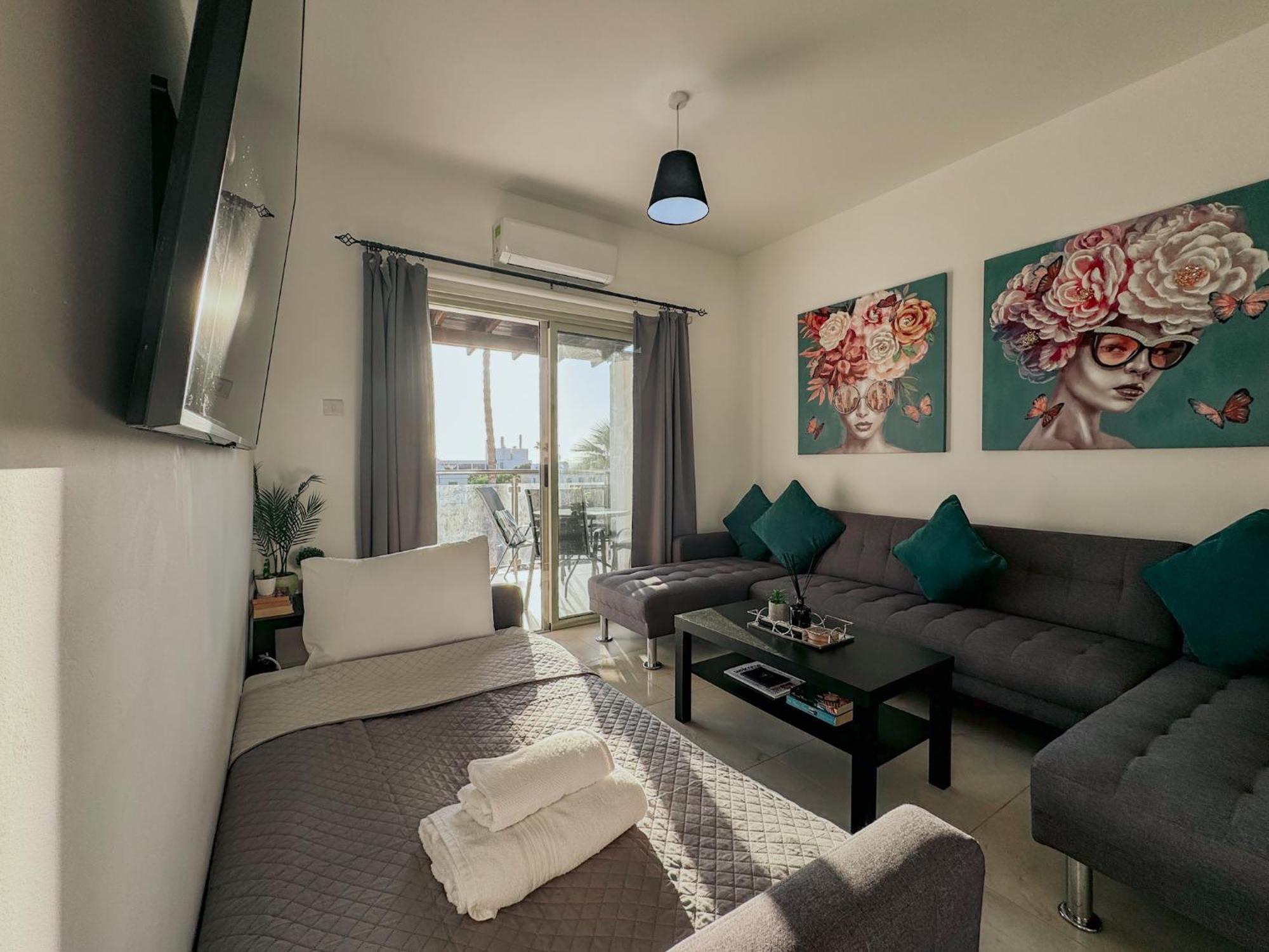 Paphos1B Seaside Orchid, Sea, Center公寓 外观 照片