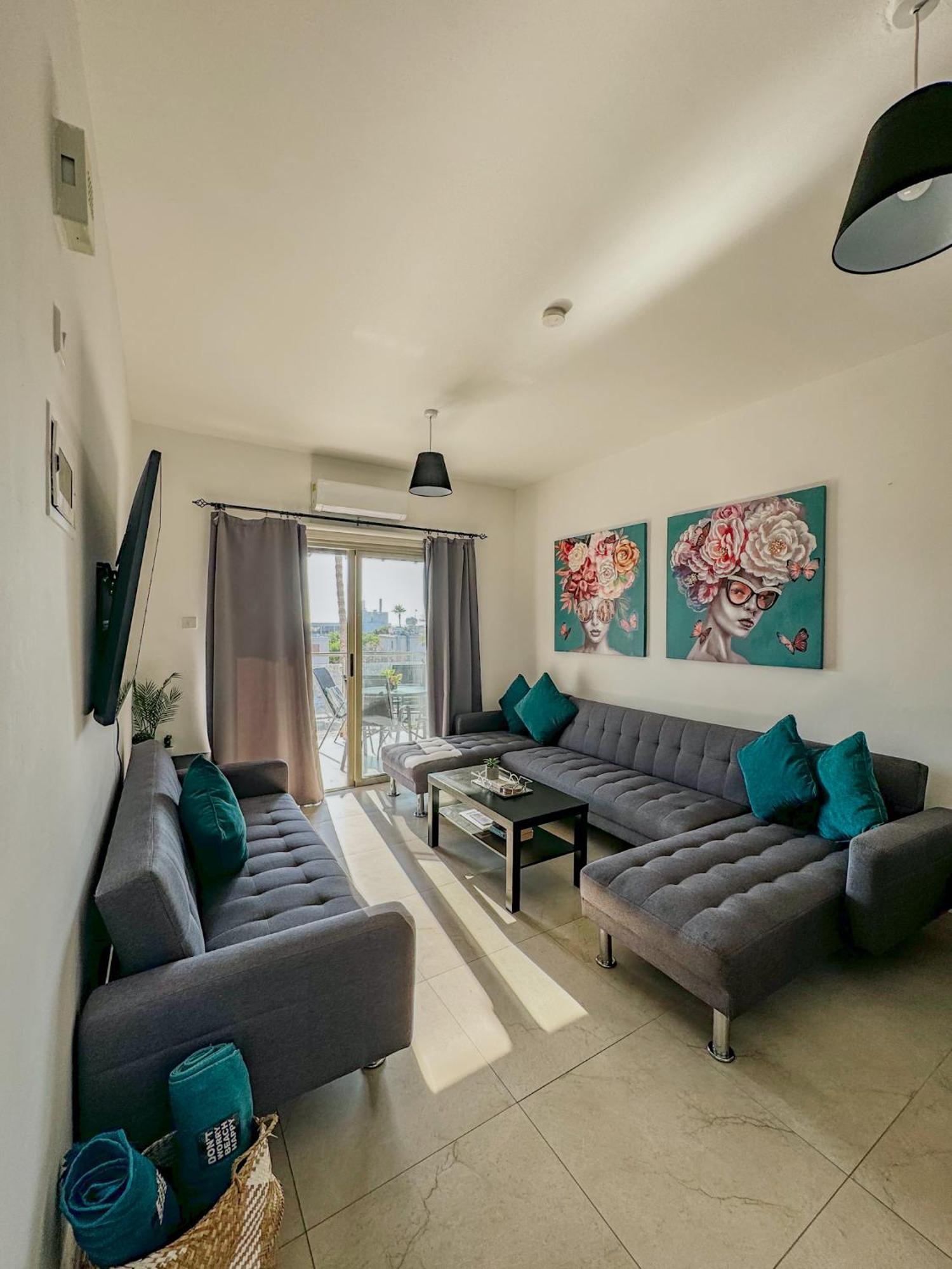 Paphos1B Seaside Orchid, Sea, Center公寓 外观 照片